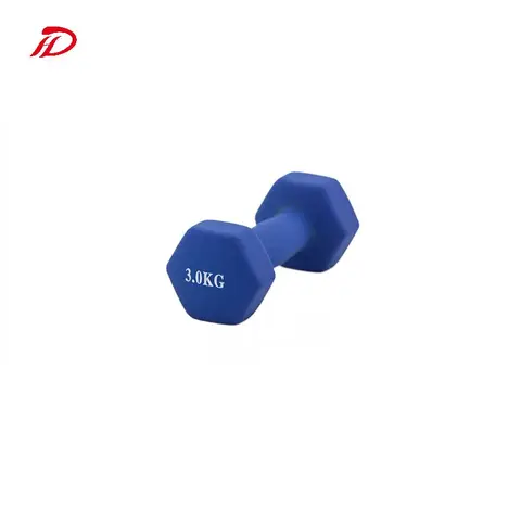 Buy 10kg Rubber Pvc Coated Black Neoprene Hex Dumbbell Commercial Gym ...