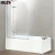 Import 10mm modern frameless bath folding glass shower screen all in one shower cubicles from China