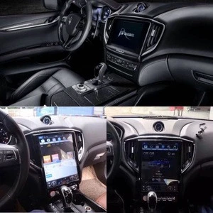 12.1" Car Radio Tesla Style Screen Android Navigation For Maserati Ghibli 2014-2016