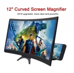 14 Inch UHD Curved Blue Light Desktop Folding Bracket Mobile Phone Screen Magnifier 3D Video Amplifier Holder Mobile Phone Stand