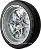14Inch Customized Classic Tire Rim Gear Clock With Logo