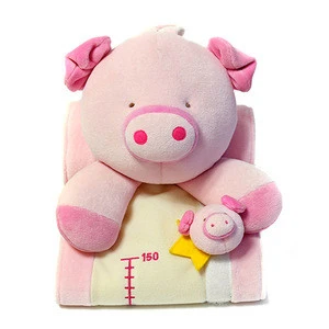 150cm Soft Plush Pig Height Measure Ruler for Children