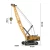 Import 1:55 Scale Rough-Terrain Crane Model, Collection, Construction Machinery Model, Diecast, Crane Toy from China