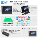 15.6 inch G.711/G.729/G.722/H.264 Support 4K 60fps wireless IP Phone unified VoIP phone  ip phone system ip pbx