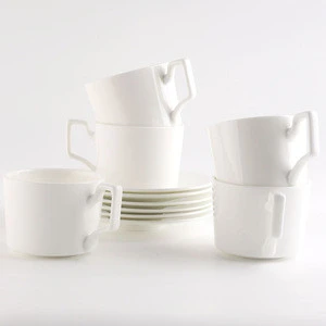 15pcs Custom Design Fine Bone China Coffee and Tea Sets