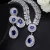 Import 18K Gold Plated Copper Alloy Cubic Zirconia Wedding Accessories Bridal jewelry Sets from China