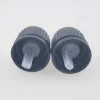 18mm euro  black and white tamper evident screw cap plastic pilfer proof cap