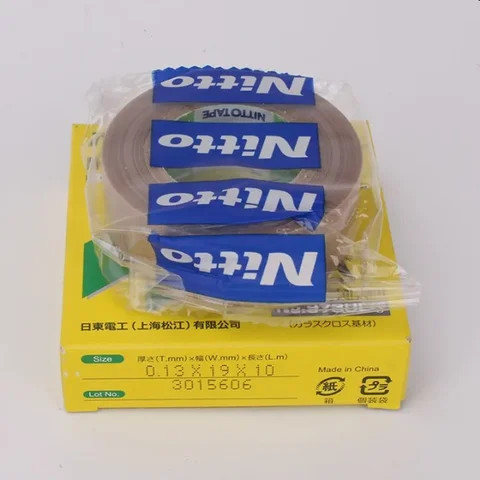 1pcs Japan NITTO DENKO Tape High Temperature Resistant Adhesive NITOFLON Waterproof Electrical Tape 973UL