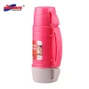 2 cups 450ml small size thermos vacuum flask for kids plastic body and vacuum glass liner