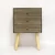 Import 2 drawers solid wood bedside table nightstand from China