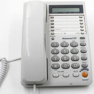 2 Line Landline Corded Telephone Caller ID analog Phone
