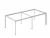 Import 2016 New Hot Fashion customized metal table leg office furniture table frames from China