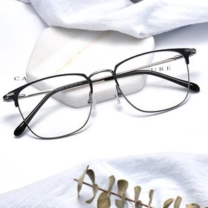 2018 Latest New Retro  Classic Metal Spectacle Eyewear Frames For Unisex With Demo lenses