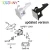Import 2018 latest product childproof ABS black and white cabinet drawer lock latch invisible keyless hidden spring baby safety locks from China