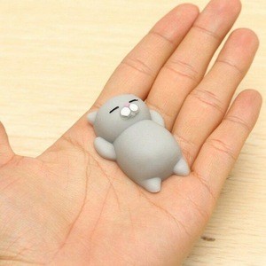 2018 New Arrived TPR Anti Stress Animal Toys Squishies cat Soft Slow Rising Kawaii squeeze pinch toy