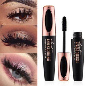2018 New Makeup Extension Eye lash Black Waterproof Volumizing 4D Silk Fiber EyeLash Mascara
