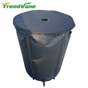 2018 new products trendvane 500D 1000D PVC collapsible rain water barrel tank drip irrigation kits