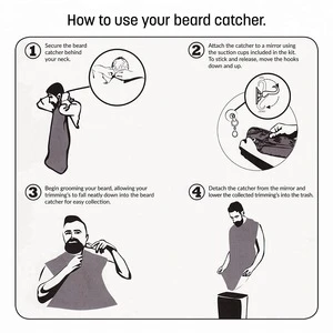 2019 new products beard cape for shaving apron