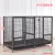 Import 2020 Best Selling Small Animal Dog Travel Carrier Cage / Small Flight Plastic Pet Carrier With Wheels from China