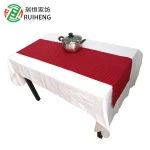 2020 best table runners 100% polyester table runner cotton runner