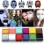 Import 2020 Hot Selling Body water based Art Painting Supplies Makeup Palette Halloween Face Paint Kit from China