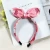 Import 2020 latest custom design fashion decorate twisted knot bow headband for women hair accessories from China