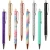 Import 2020 New Design Bling Bling Colorful Writing Click Metal Gift Pen Soft Promotion Fashion Glitter Metal Ball Pen With Logo from China