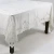 2020 new design cotton linen white tablecloth for you