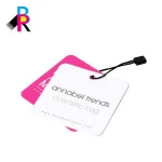 2020 New Design Garment Recycled Paper Bags T-shirt Shoe Jewelry Luxury Cloth Hang Tag With Hole Punch