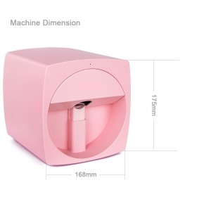2020 New product 3D Intelligent Electric Printing/o2 nail sticker printer mobile nail design printer