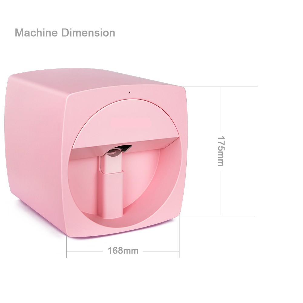 2020 New product 3D Intelligent Electric Printing/o2 nail sticker printer mobile nail design printer