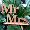 2020 New Wood Letters Mr and Mrs Decorations Wedding Wedding Supplies