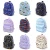 2020 stylish waterproof cotton fabric child cute floral school backpack girls
