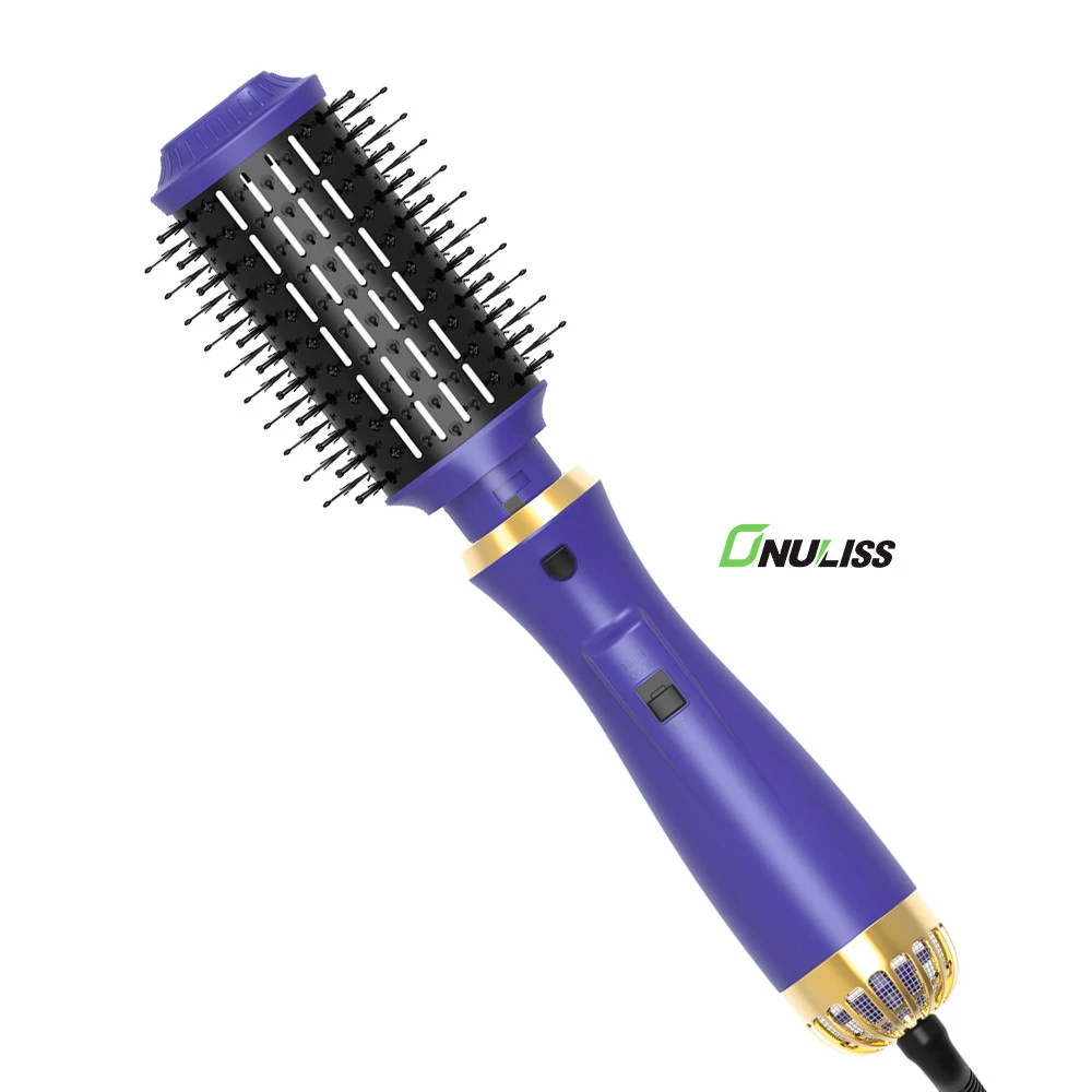 2021 Best Seller Electric 3 in 1 Hot Air Styler Brush One Step Professional Blowout Hair Straightener Hair Dryer Brush