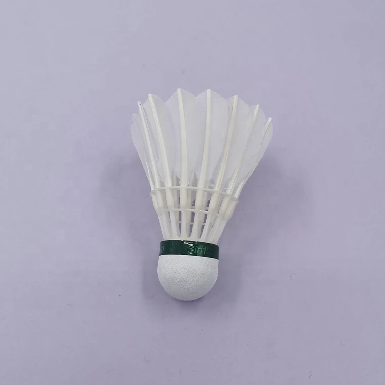 2021 Durable White Training 3in1 Professional Goose Feather Shuttlecock Badminton