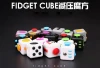 2021 Fidget Cube Stress Toy 6 Sides Rubber Silicone Anxiety Relieving Decompression Stress Relief Fidget Cube Toy