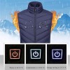 2021 Heated Jacket Fashion Men Coat Intelligent USB Electric Heating Thermal Warm Clothes Winter Heated hunting Vest