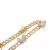 Import 2021 Hot sale Luxury women iced out jewelry diamond cuban link chain glass crystal gold butterfly necklace from China