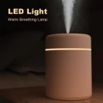 2022 Portable USB Spray Cool Mist LED Light H2o Personal Space Aroma Essential Oil Diffuser Ultrasonic Mini Car Air humidifier