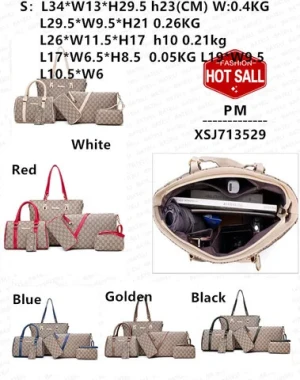 2023 new plaid bag for ladies buy one and get five free for womens bag set and a variety of styles bag  handbags