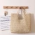 Import 2023 New Style Fashion Ladies Big Capacity Straw bag Trendy Handmade Beach Straw Tote Bag For Women from China