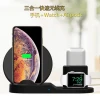 2024 Hot Sale Product 3 in 1 Mobile Phone Smart Watch Fast Wireless Charger For Earphone Watch Phones