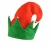 Import 2024 Party Elf Cap Plush Made Curled Peak Christmas Santa Hat With Metal Bell Decoration from China