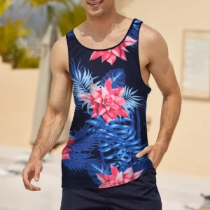 2024 wholesale custom men tank top men gym tank stringer vests fashion fitness wear cotton men blank tank top