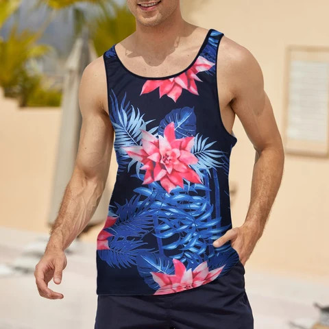 2024 wholesale custom men tank top men gym tank stringer vests fashion fitness wear cotton men blank tank top