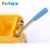 Import 20L 24L Yellow Plastic Down press wringer Single Mop Bucket with Wheel from China