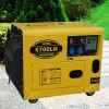 220/380V 50/60HZ ( 8KW-12KW) air cooled TWins cylinder open frame electric power portable small diesel generator 12KW