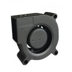 24V 5cm blower fan 50x50x15mm 5500RPM dual ball dc radial fan