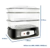 25L Chinese mainland 3 layer size 404*301*312 stainless steel electric home food steamer cooker