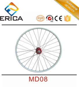 26*1.5 Inch Alloy 6061 -T6 Bicycle wheels CNC Rim White V-brake hub